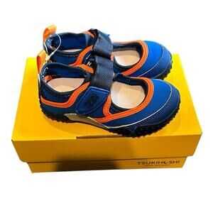 NEW Tsukihoshi Blue/Orange Mary Jane Neo Shoes, Sz 7.5 (EU 24, fits big!)